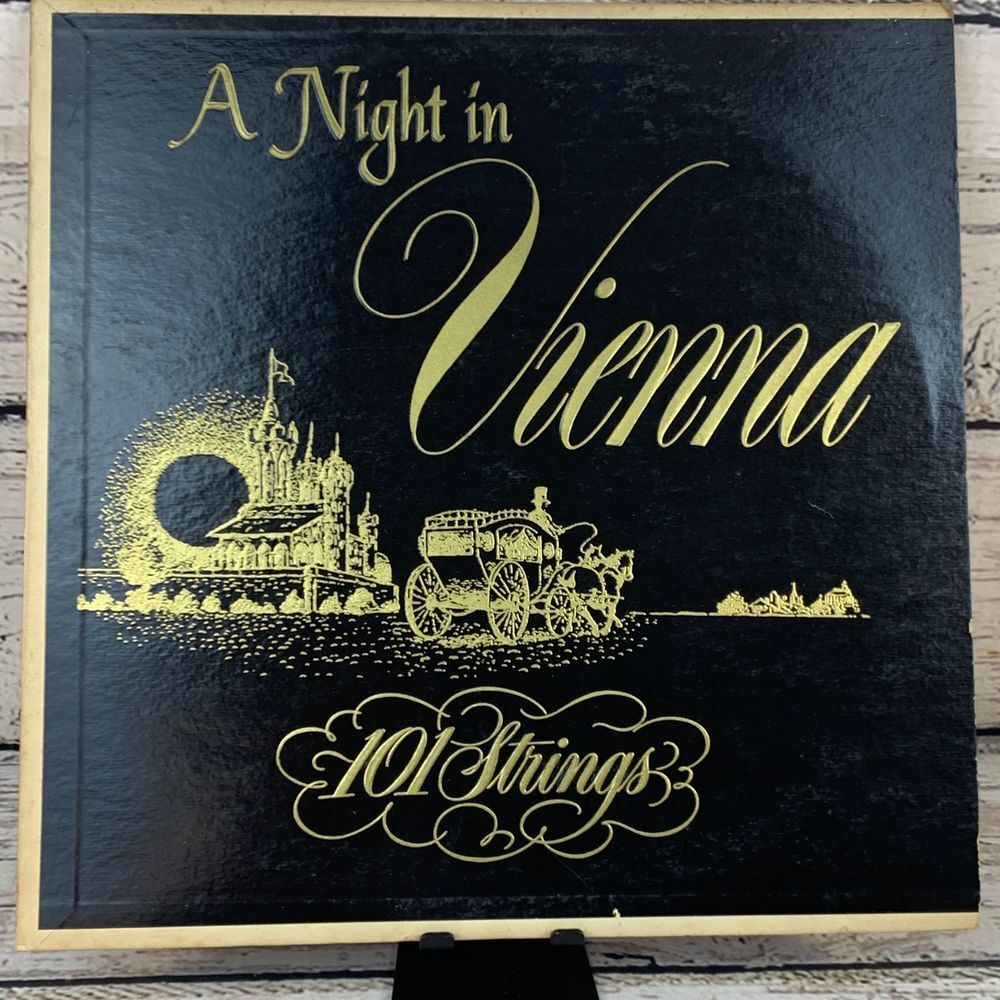 101 Strings – A Night In Vienna [LP Vinyl Record Album 1961]‎ Classical Music